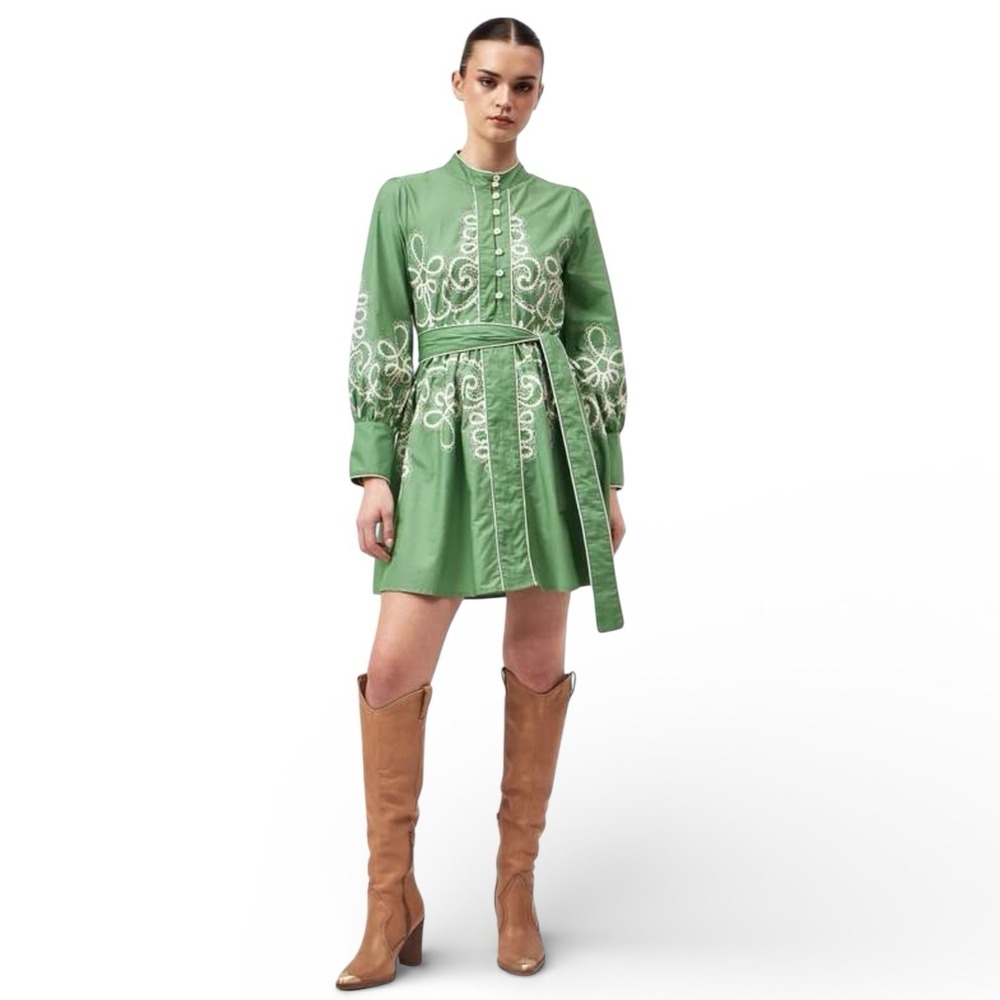 Beyond by Vera Nella Dress in Sage Size Medium‎